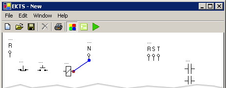 Red and Blue Dots Appeared for Making Connections