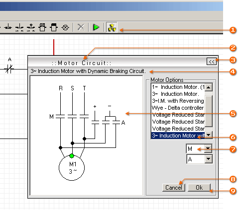 Motor Circuits panel