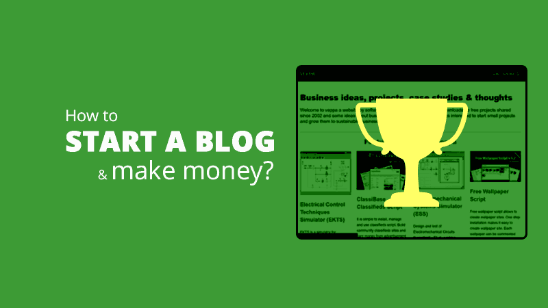 How to start a blog and make money