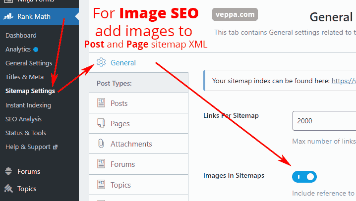 Add images to blog sitemap xml for better SEO