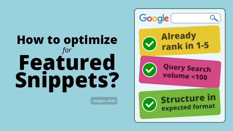 How to optimize for Google's featured snippet