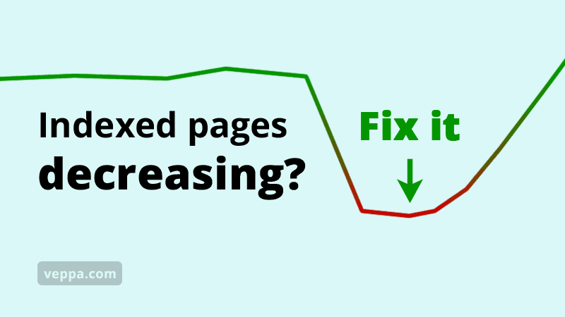 Indexed pages decreasing- learn how to recover.