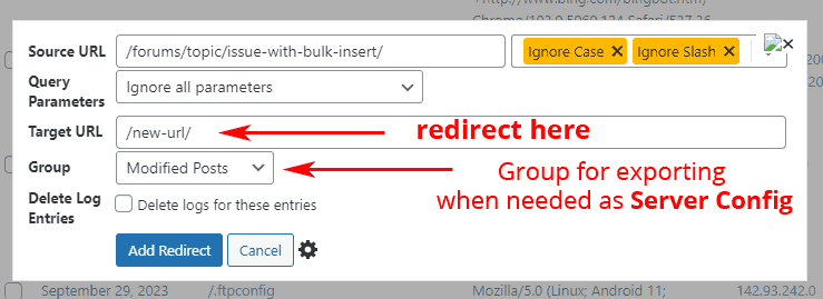 Redirect not found page to new relevant URL.