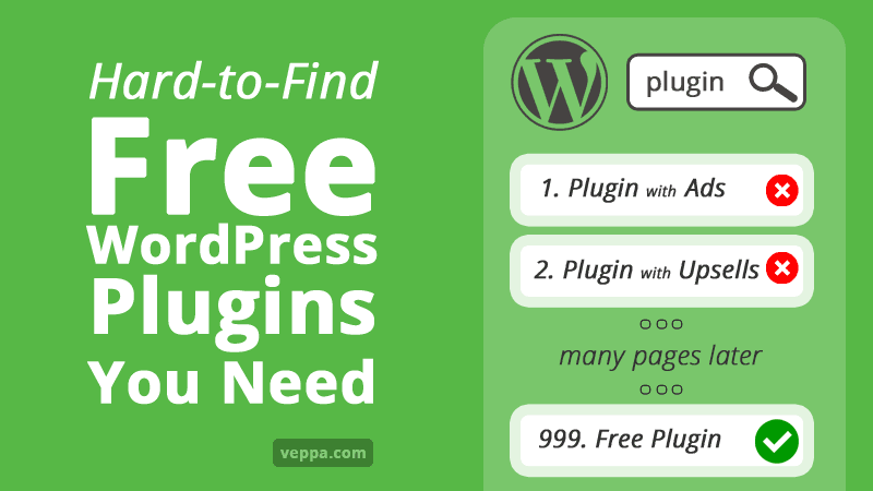 Hard to find free WordPress plugins