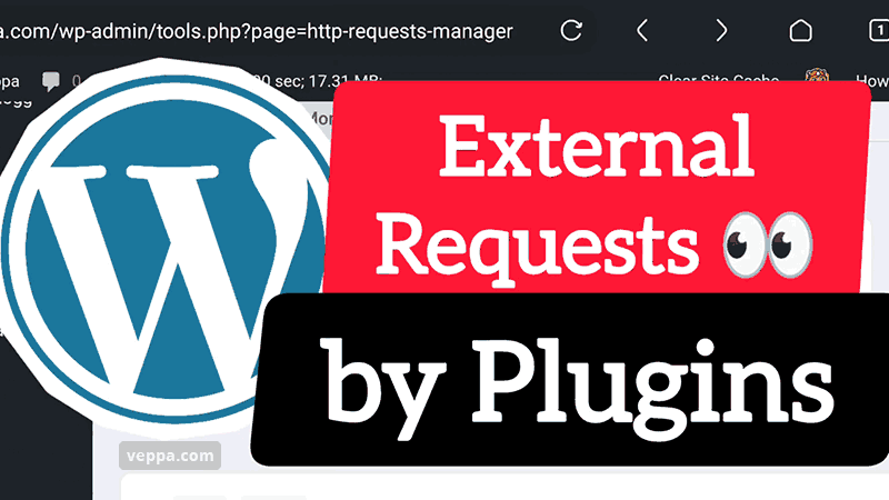 View External Requests by WordPress plugins. Video tutorial.