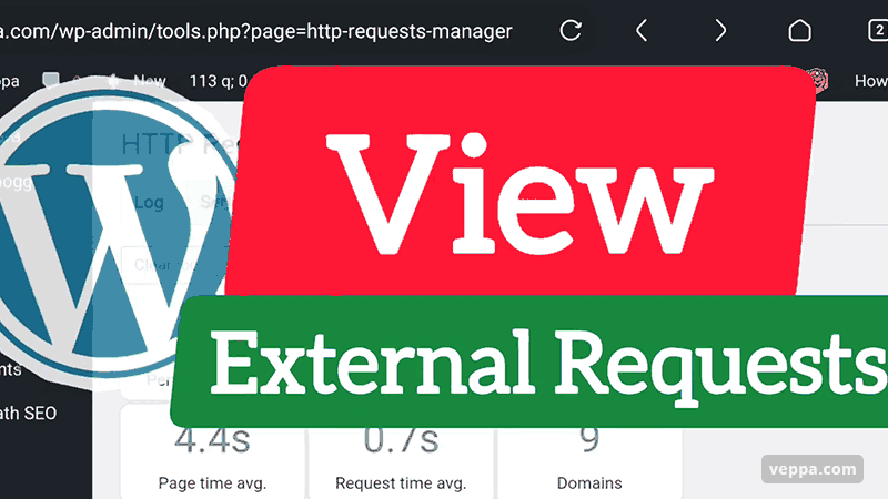 View External Requests in WordPress tutorial