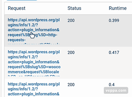 View WP_HTTP requests using HTTP Requests Manager plugin.